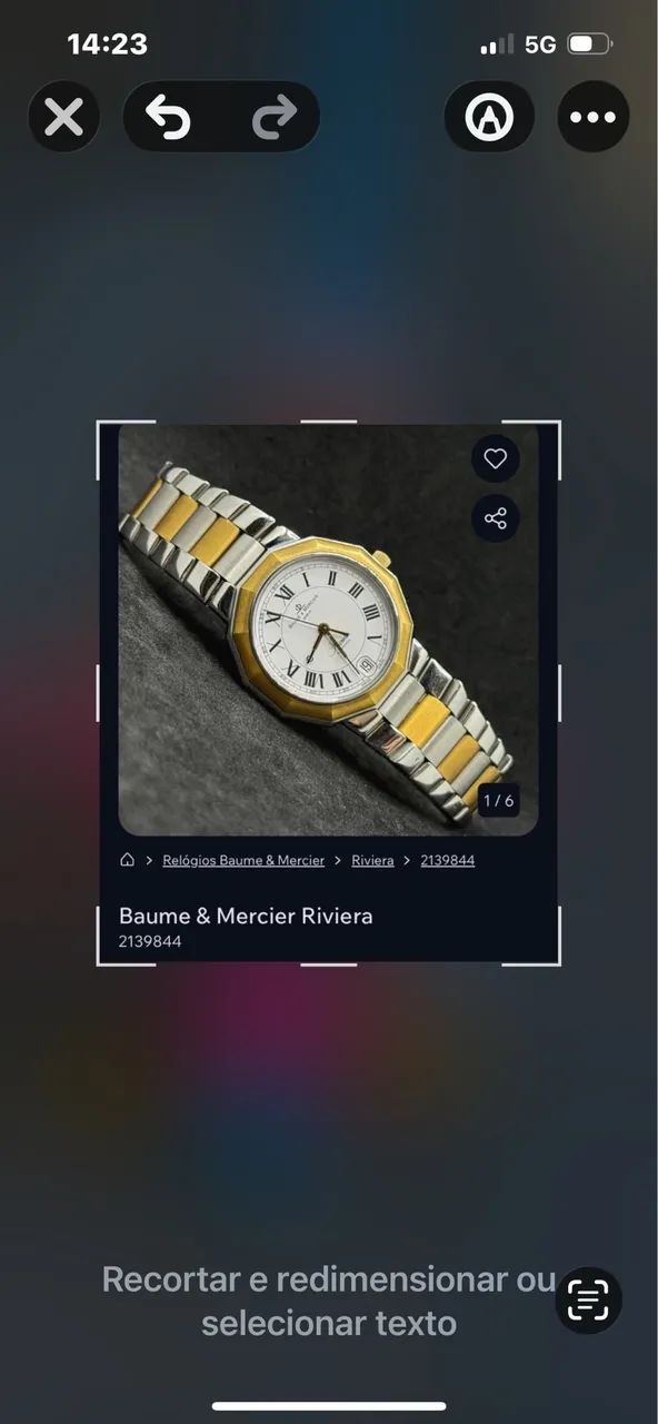 RELÓGIO BEAUME MERCIER