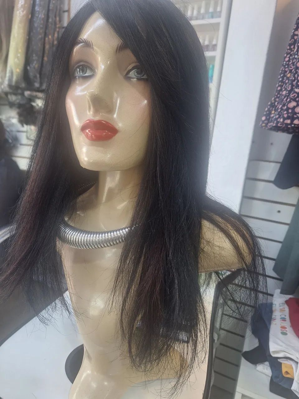 Peruca cabelo natural 250 gramas 45 cm - Foto 2