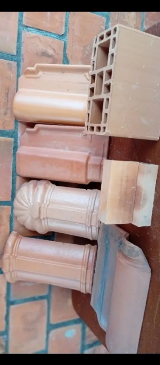 Telhas de barro capotes tijolo pra churrasqueiras  - Foto 3