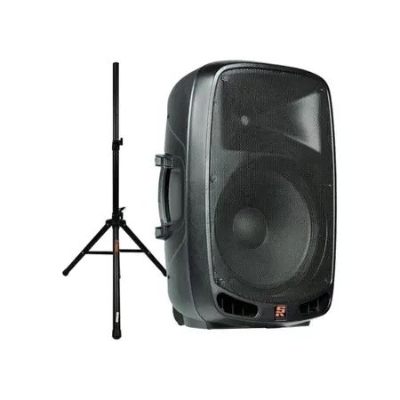Caixa de Som Amplificada Staner Ps1501, Bluetooth, 200W, Ativa, USB, Com Tripé, Preta