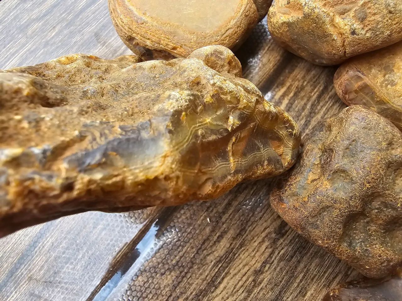 Ágata Bruta Natural - Conjunto de Pedras com Textura e Brilho Único - Foto 4