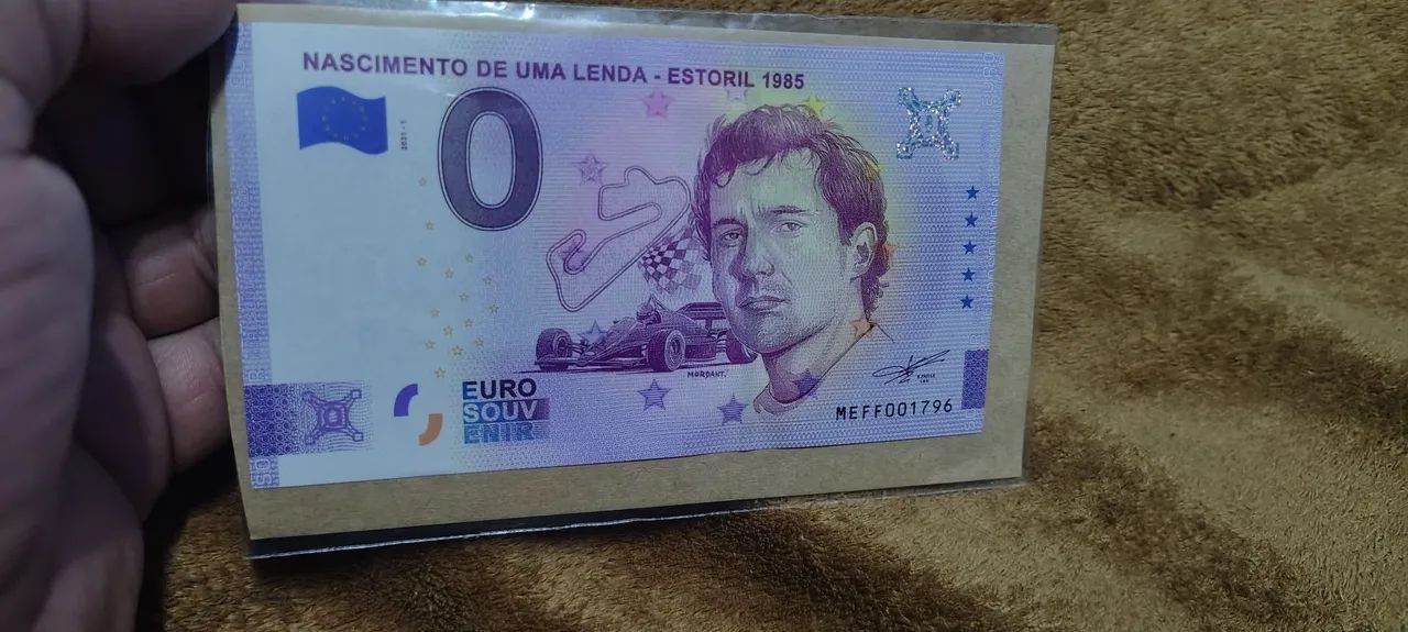 2 cédulas  raras do Ayrton Senna e Pelé  - Foto 4