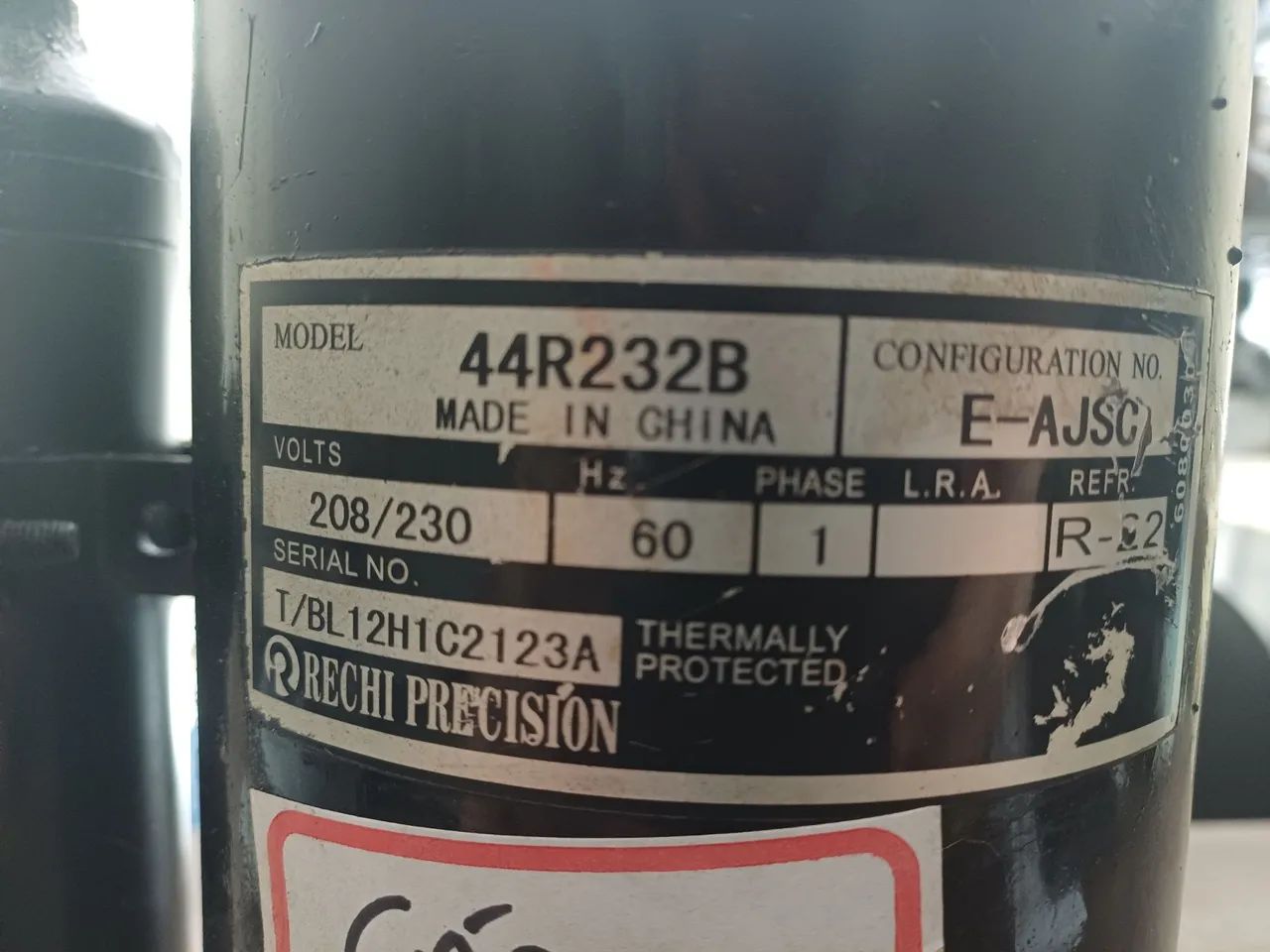 Compressor Rechi Precision 44R232B/E-AJSC 12.000 BTUs - Foto 4