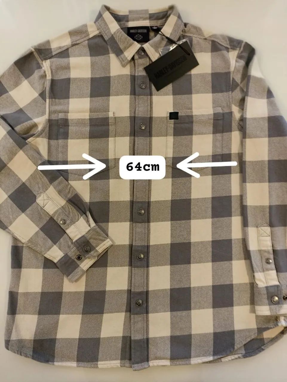 Blusa estilo camisa Harley Davidson  - Foto 3