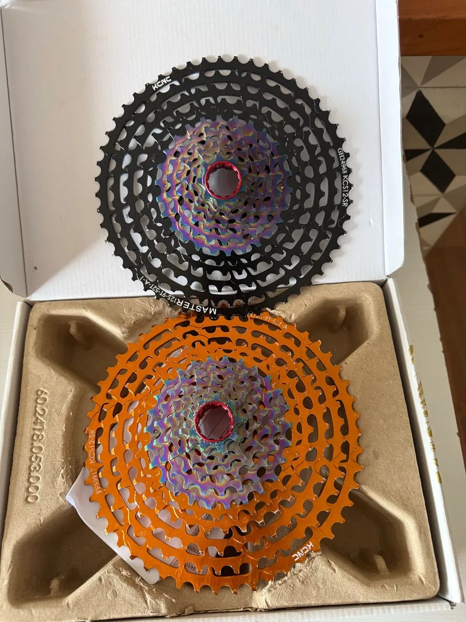 Cassete KCNC 12v XD Preto Novo mais leve que Sram XX1 Eagle