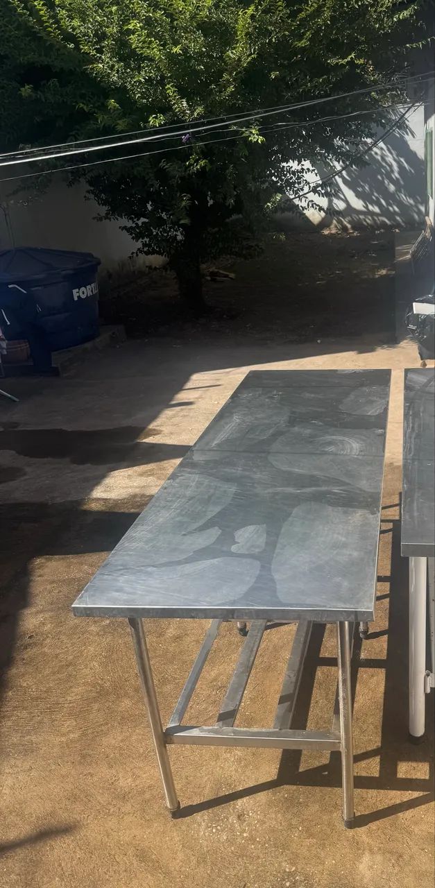 Mesa de Inóx 1.9 m x 0.7 m - Foto 2