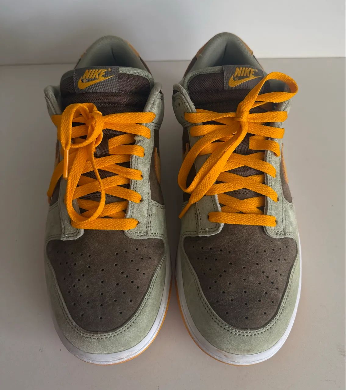 Tênis Nike Dunk Low Dusty Olive Original, Excelente Estado - Foto 2