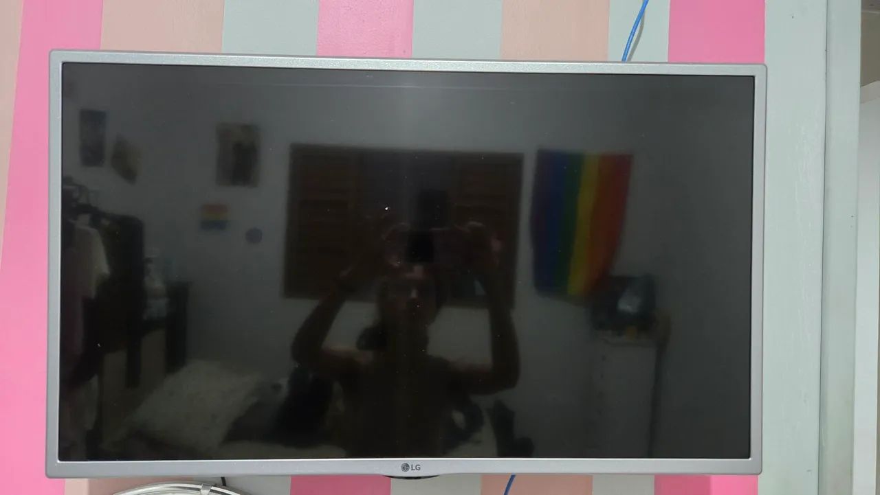 Televisão LG 32 Polegadas - Queimada