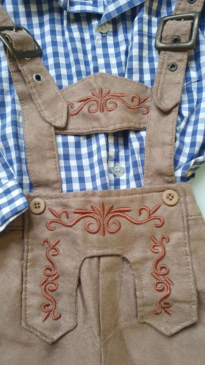 TRAJE TÍPICO ALEMÃO BEBÊ  - Foto 2