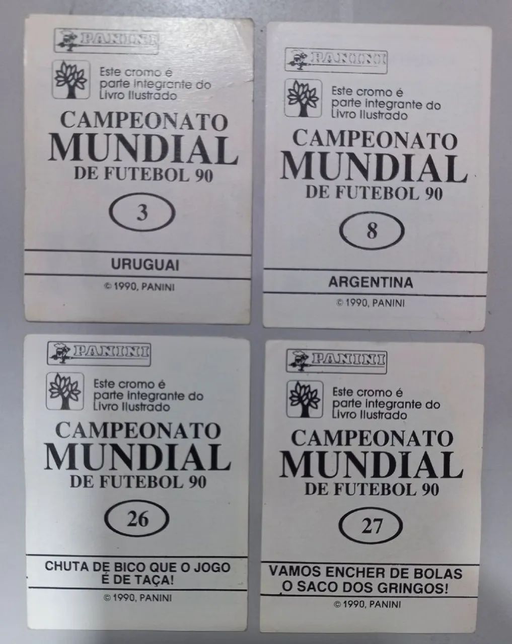 Figurinhas Copa do Mundo 1990 - Foto 2