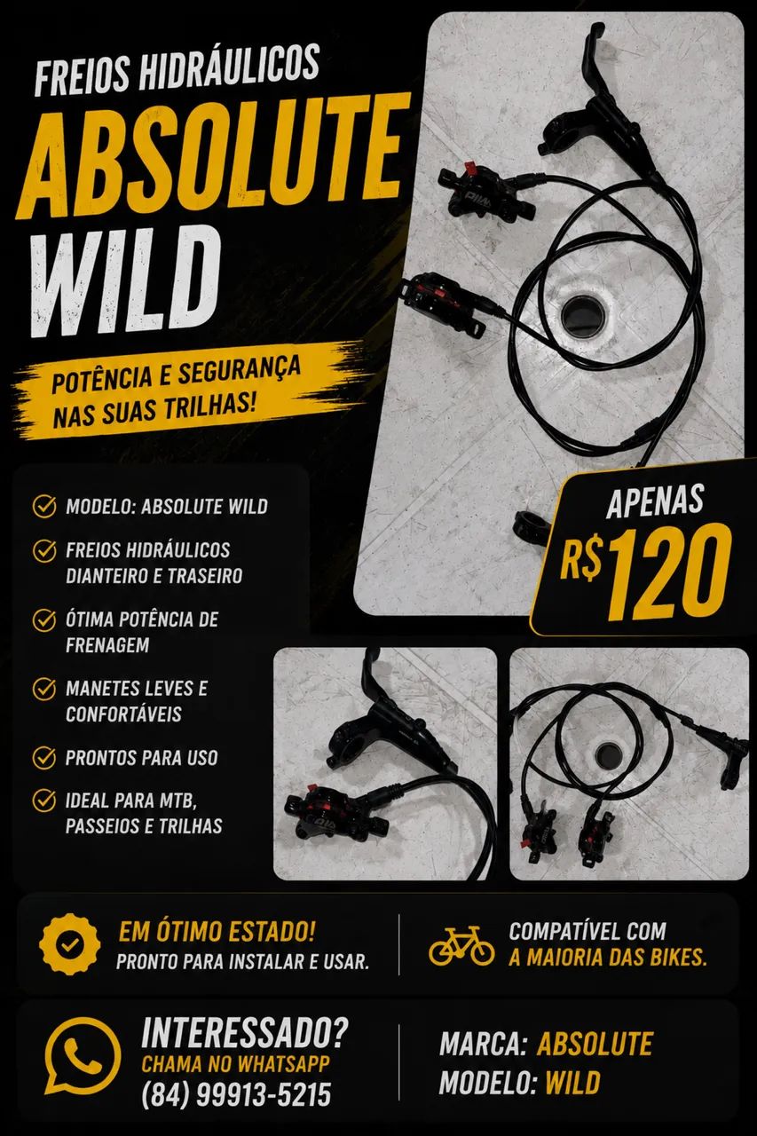 ? PAR FREIOS HIDRÁULICOS ABSOLUTE WILD ?