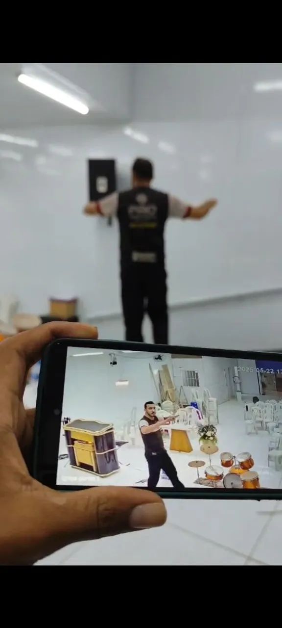 Câmera Intelbras + Instalação completa e cartão  - Foto 4