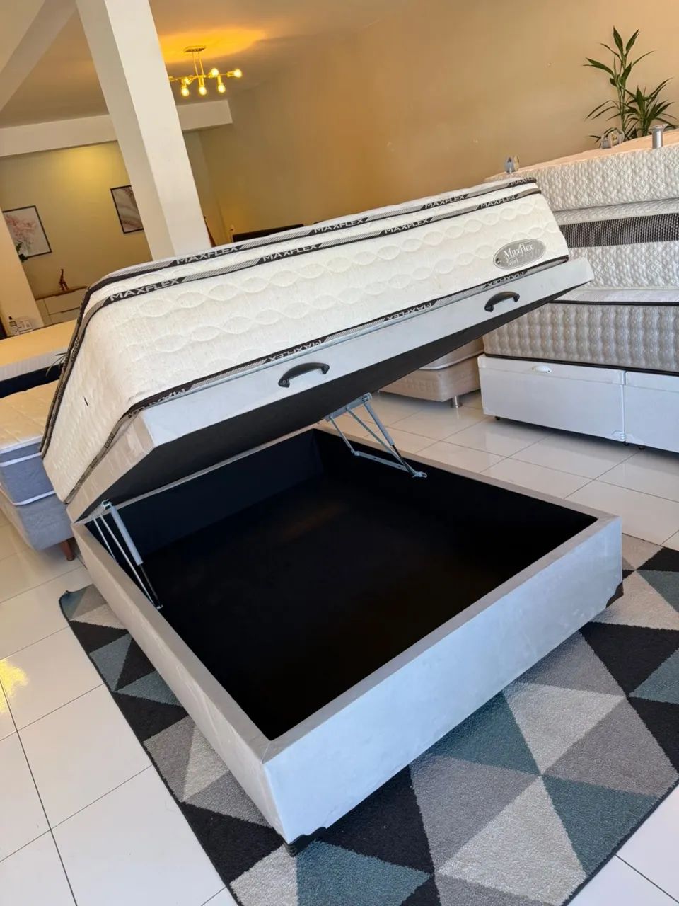 Cama Box Baú MAXFLEX SEMINOVA TOP - ENTREGO 