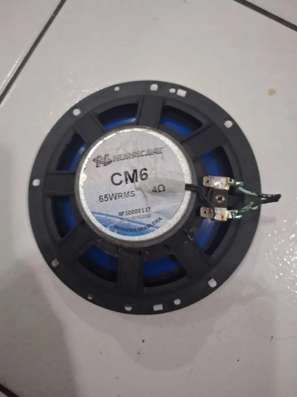 Kit de 4 Alto-Falantes 6 Polegadas Hurricane Azul modelo CM6 com 260W RMS Total (4 Ohms) - Foto 4