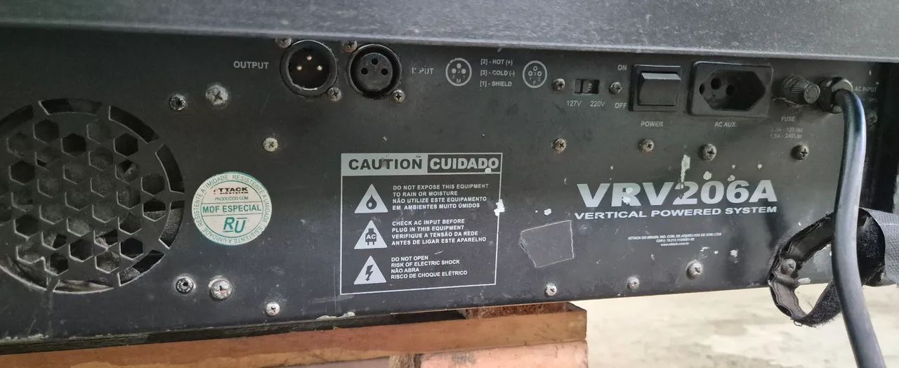 Par de caixa Line Arrays ATTACK VRV 206A  - Foto 4