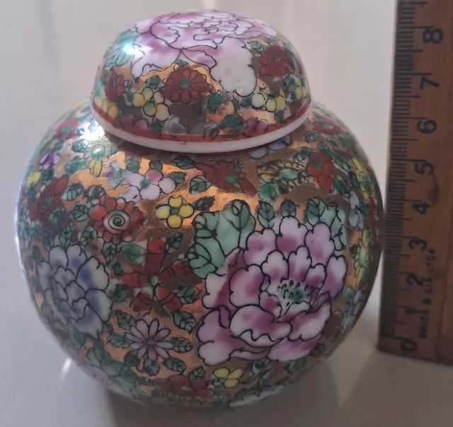 Vaso ou Potiche em Chinês Floral - Foto 3