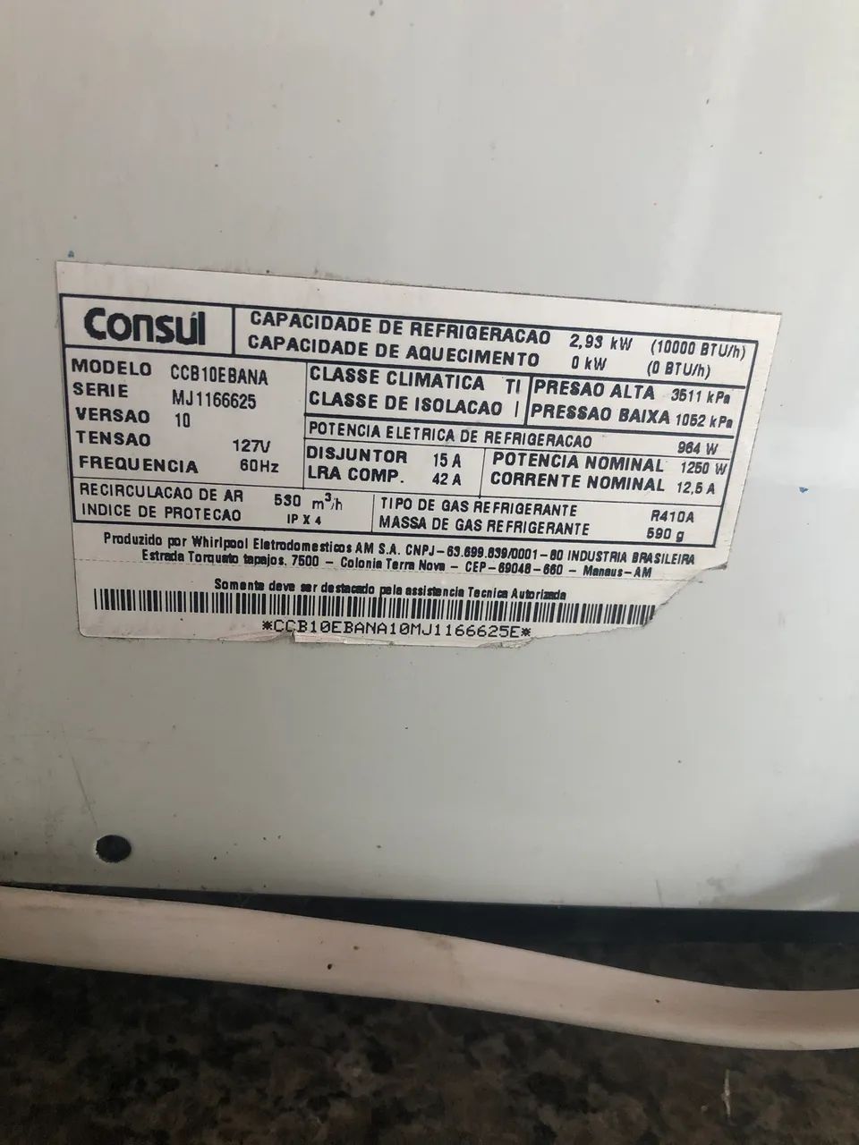 Ar condicionado cônsul 10.000 btus - Foto 5