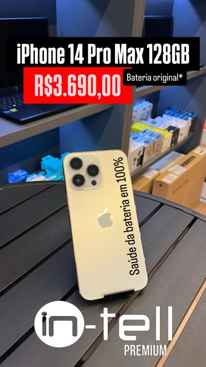 APENAS HOJE!! IPHONE 14 PRO MAX 128GB - Celulares e Smartphones