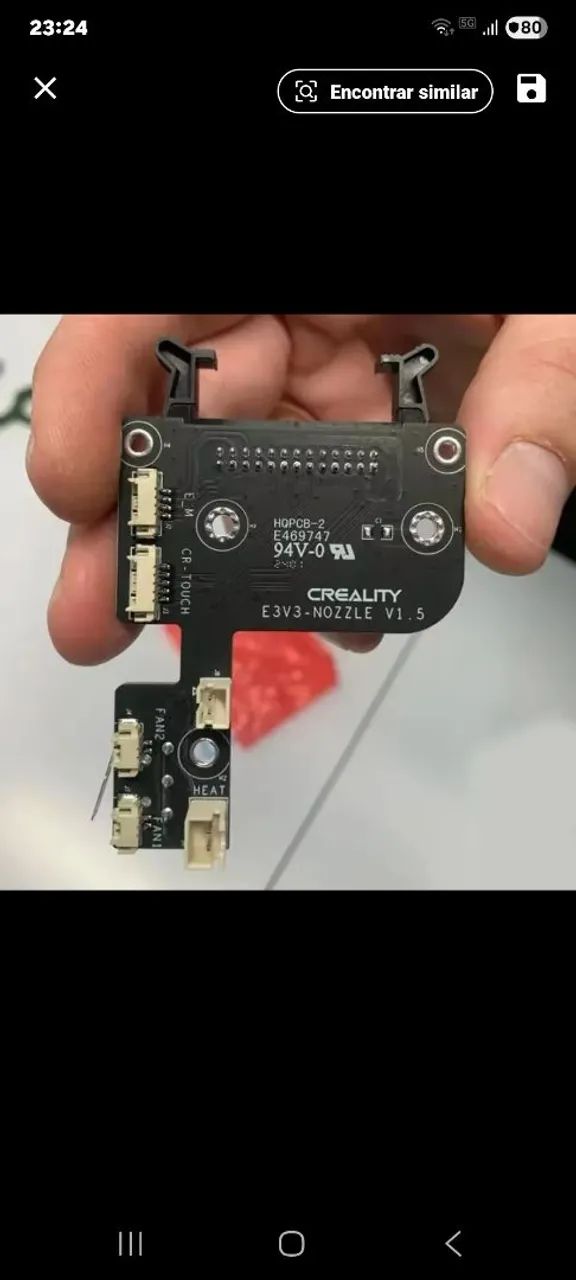 Placa Do Hotend Ender 3 V3 Se Pcba Nozzle V1.5 - Foto 2