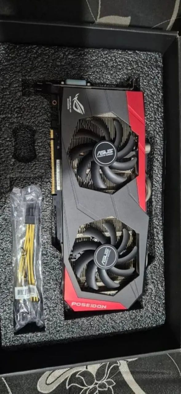 Placa de vídeo gtx 770 rog poseidon resfriamento a agua