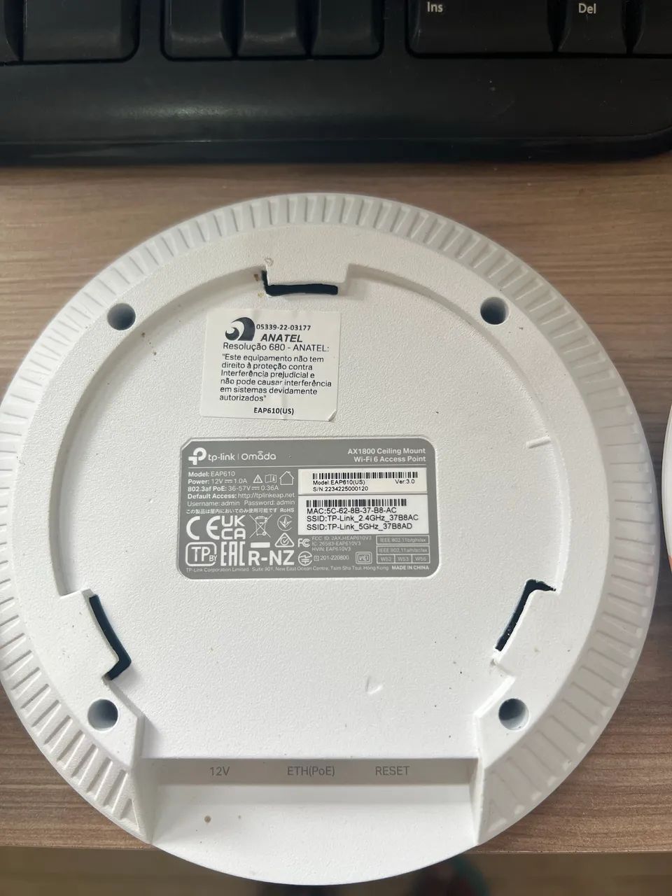 Access Point TP-Link Omada EAP610 Wi-Fi 6 AX1800 (Pra Sair Rápido) - Foto 2