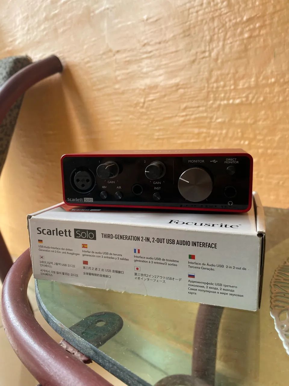 Interface Focusrite solo 3gr
