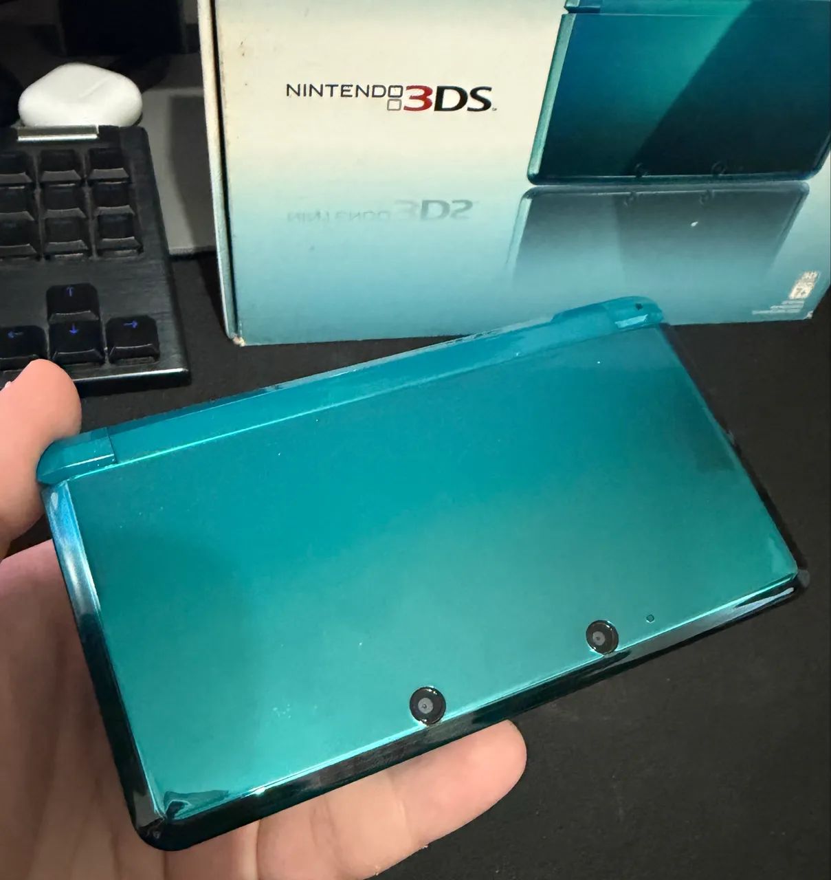 Nintendo 3ds com caixa e jogos ótimo estado - Foto 2
