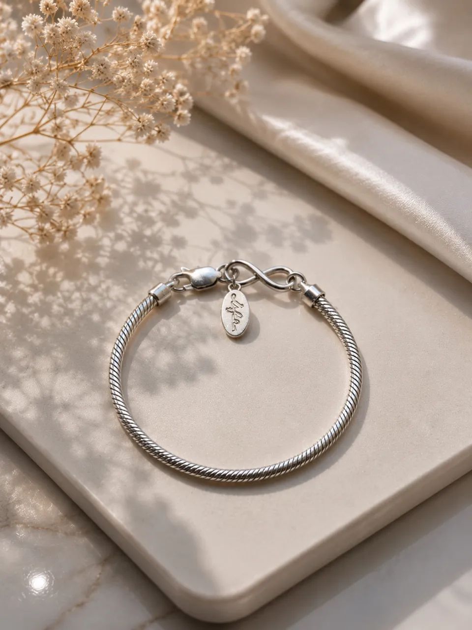 Pulseira life vivara infinito prata 925