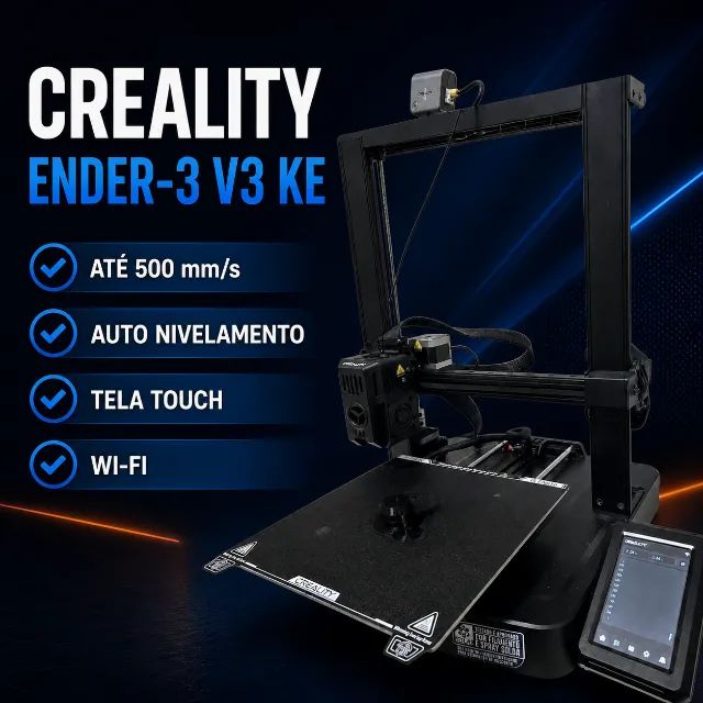 Impressora 3D Creality Ender-3 V3 KE com Wi-Fi - Foto 2