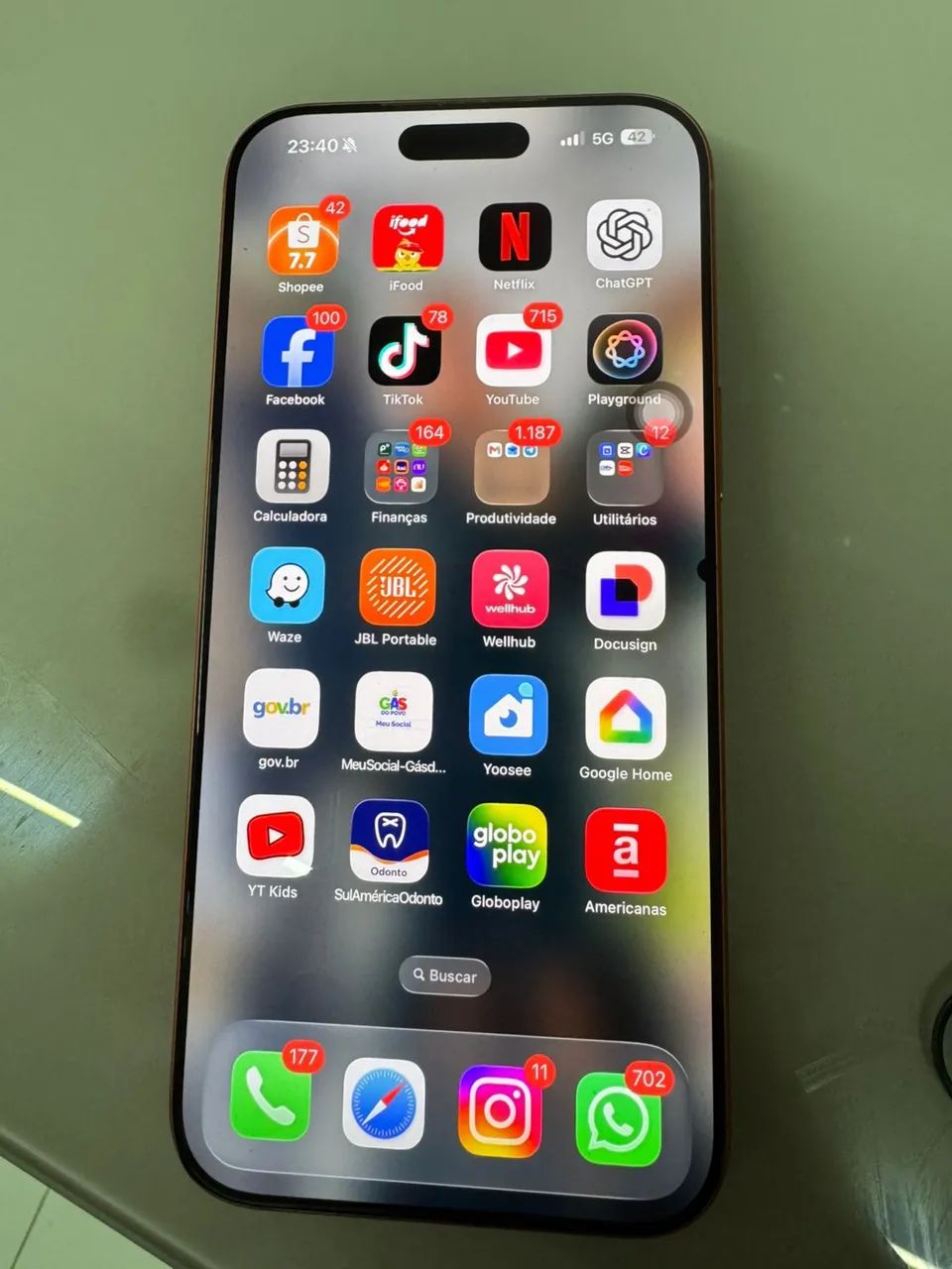 iPhone 17 pro max MANCHA NA TELA - Foto 2