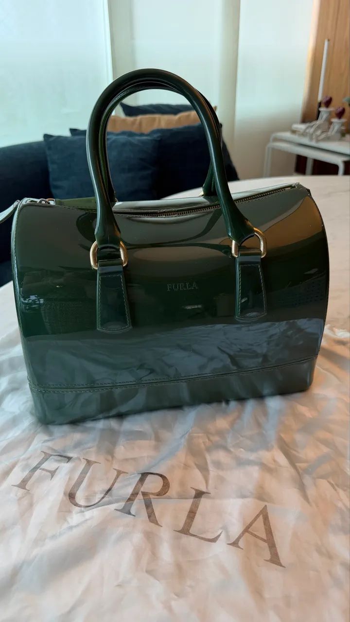Bolsa Furla Candy Bag Original Verde - Foto 2