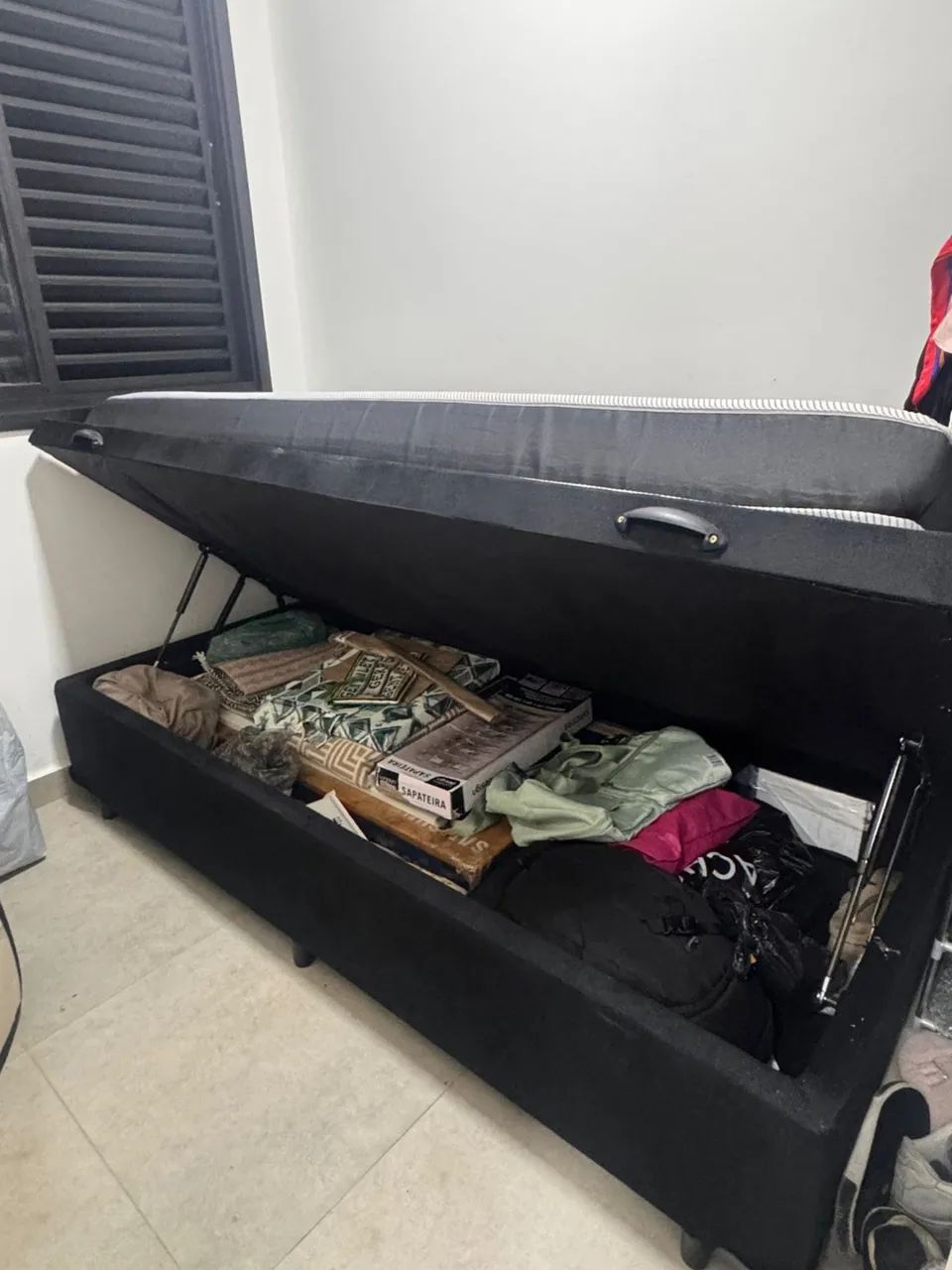 Cama solteiro com baú  - Foto 3