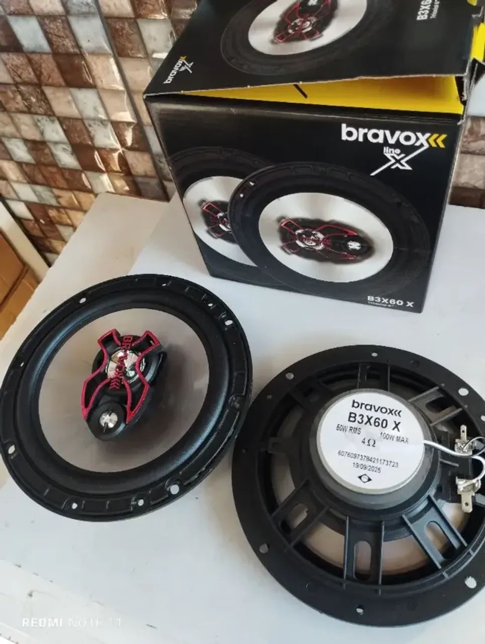 Alto-falante 6 polegadas Bravox o par