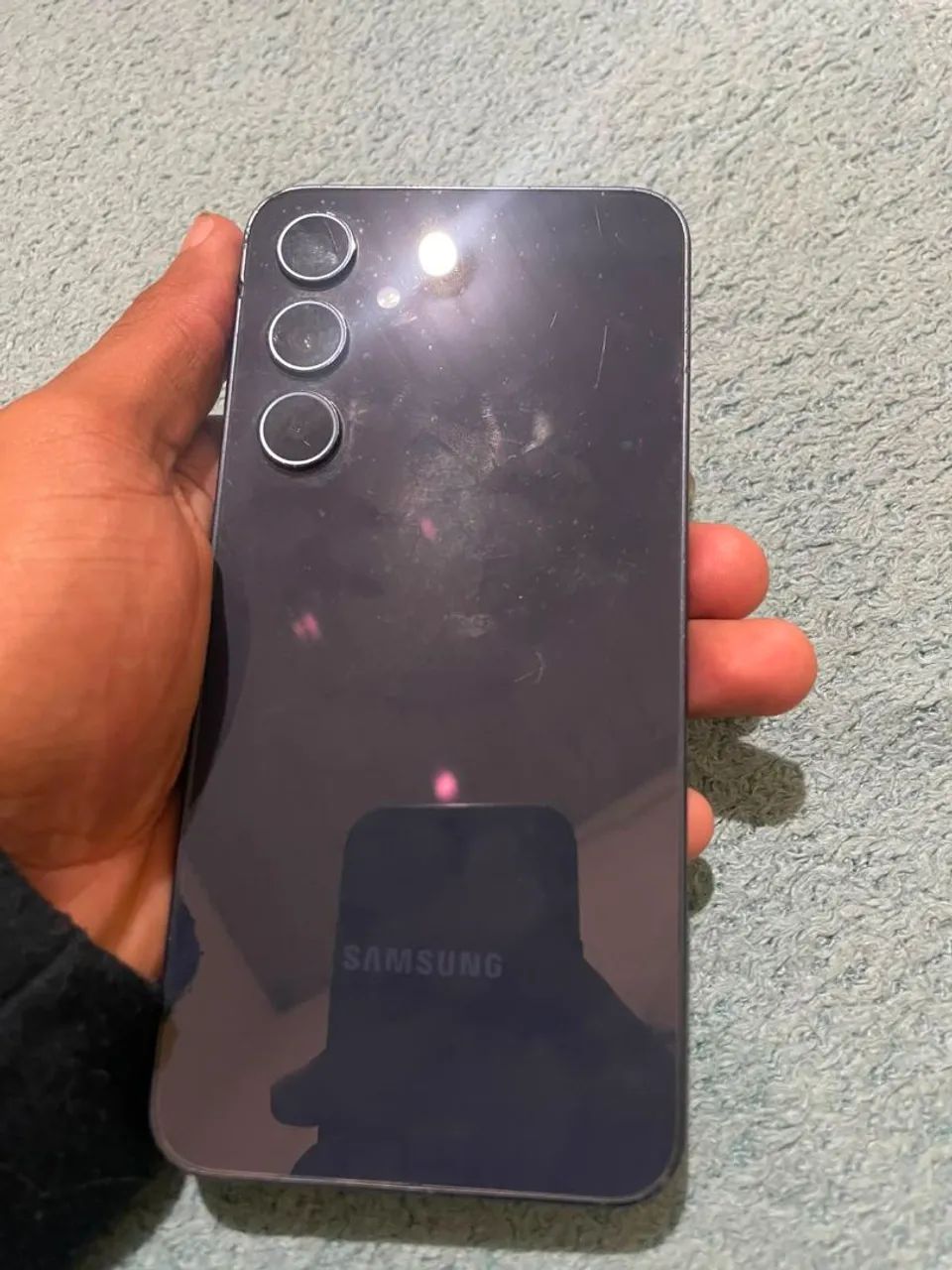 A35 5g com display queimado, fora isso funcionando perfeitamente - Foto 2