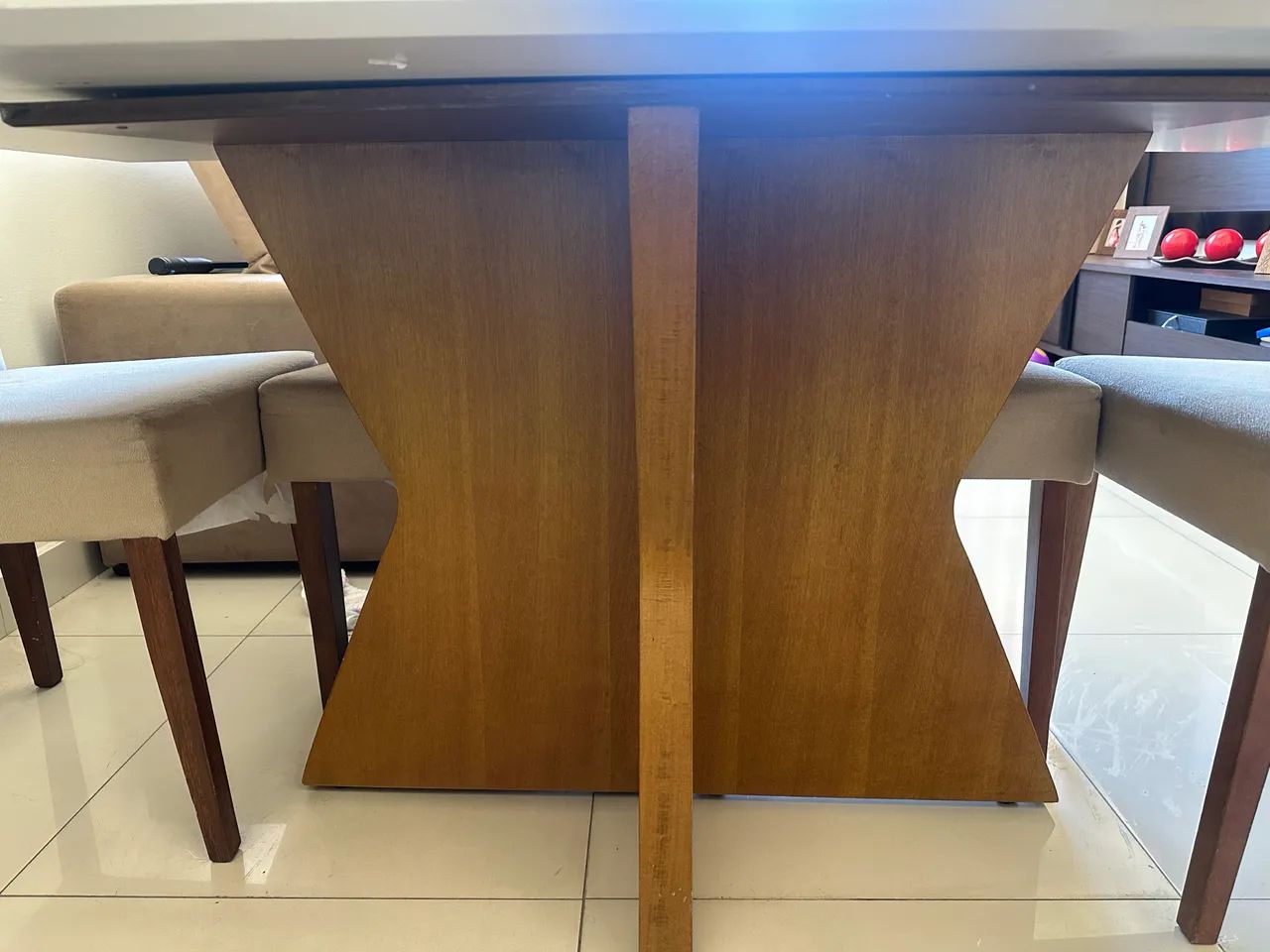 Mesa de jantar 6 lugares 