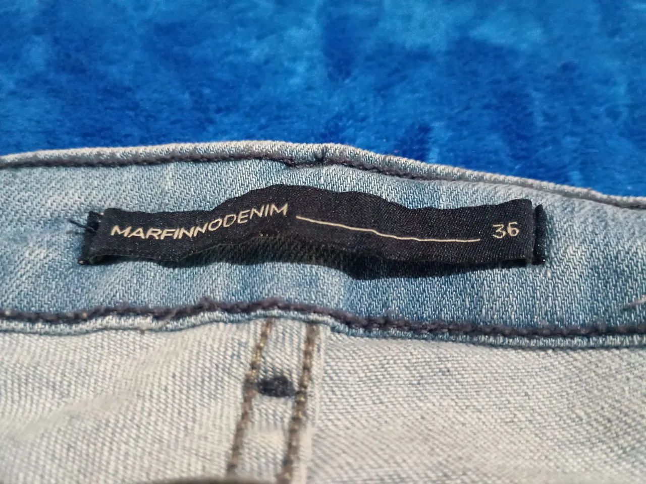Calça jeans azul marfino Tam 36