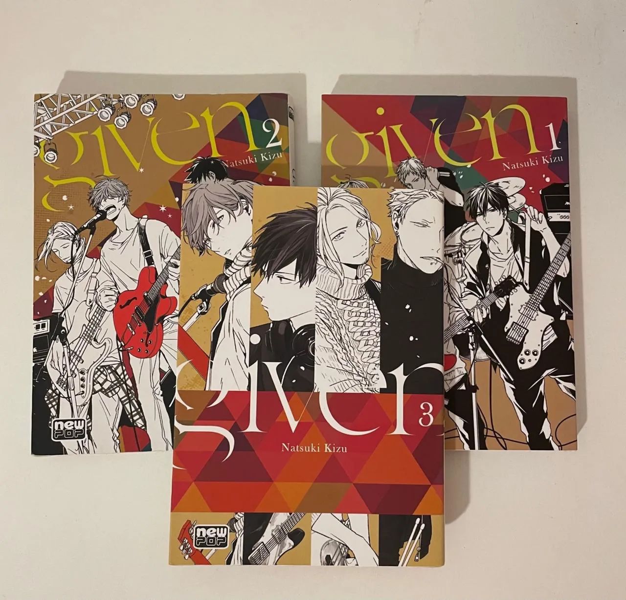 MANGÁ GIVEN VOL. 1 ao 3