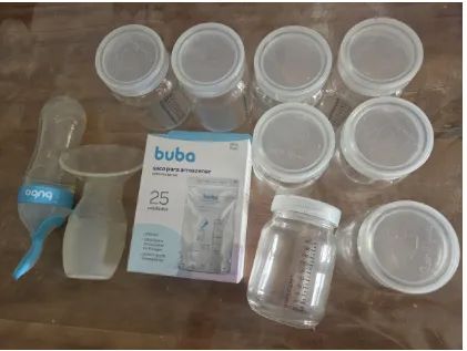 Bomba Elvie Pump Sem Fio + Potes Vidro E Acessorios - Foto 3