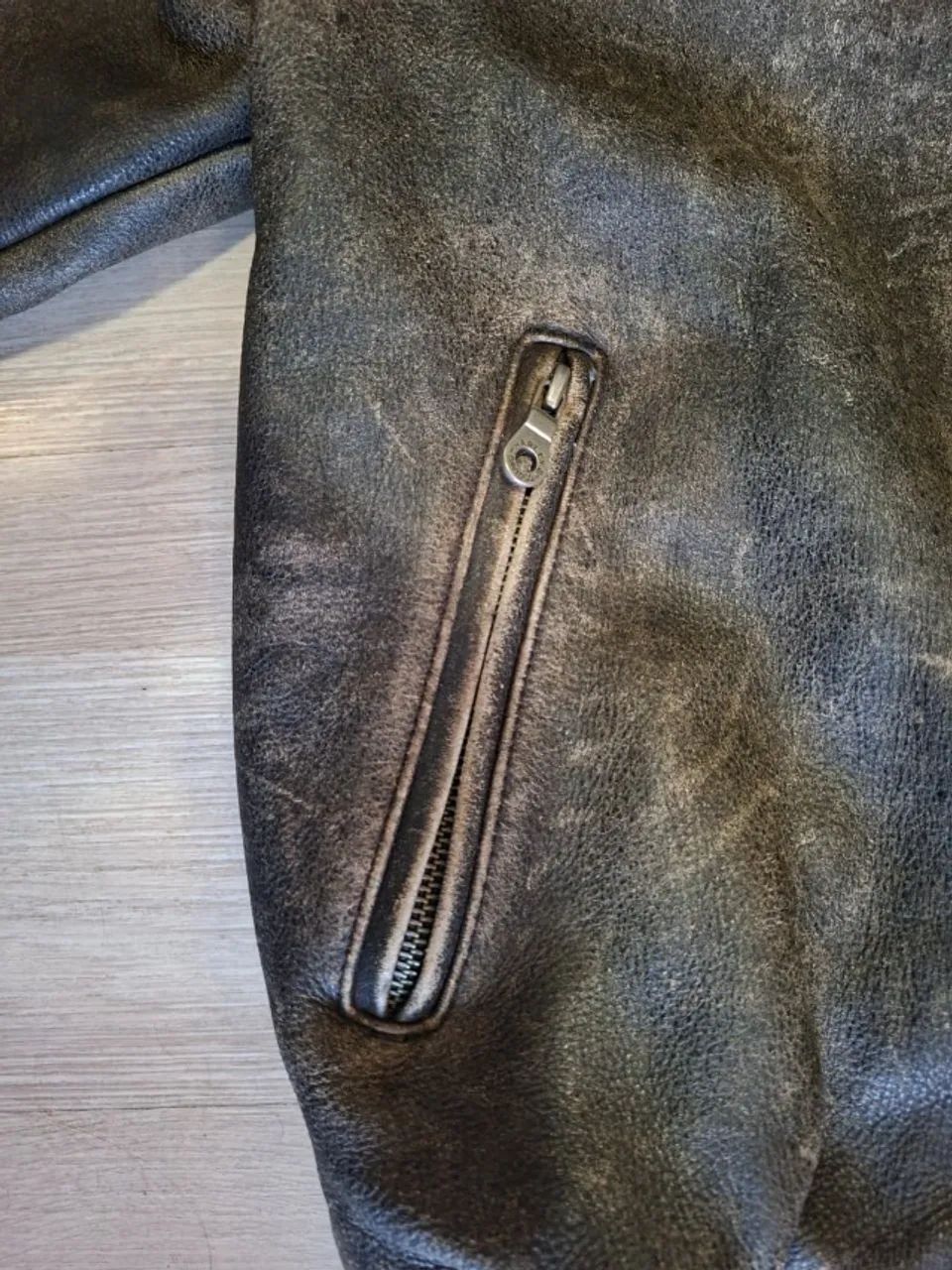 Jaqueta de couro Harley Davidson original/ estado impecável - Foto 2