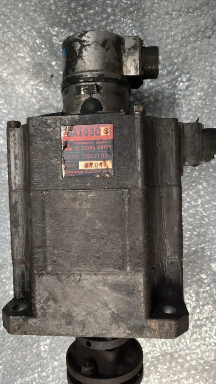 Servomotor Mitsubishi com encoder FA Coder OSE5KN-6-12-108 