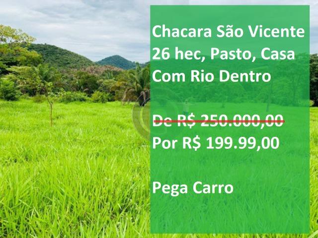 Chácara 26 hec serra são vicente de R$ 250 Mil por R$199.900,00
