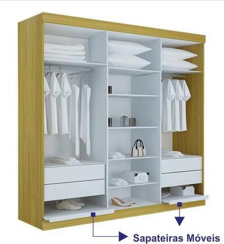 Guarda Roupa Olinda Crystal 100% MDF - Foto 5