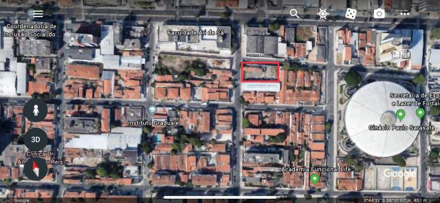 Terreno na Rua João Cordeiro, Aldeota, medindo 24m x 49m = 1.176m2