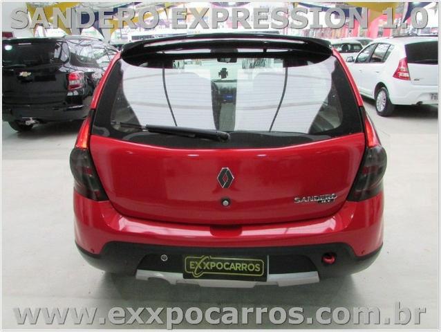 Renault Sandero Expression 1.0 Flex - Ano 2010 - Teto Solar - Bem Conservado - Foto 9