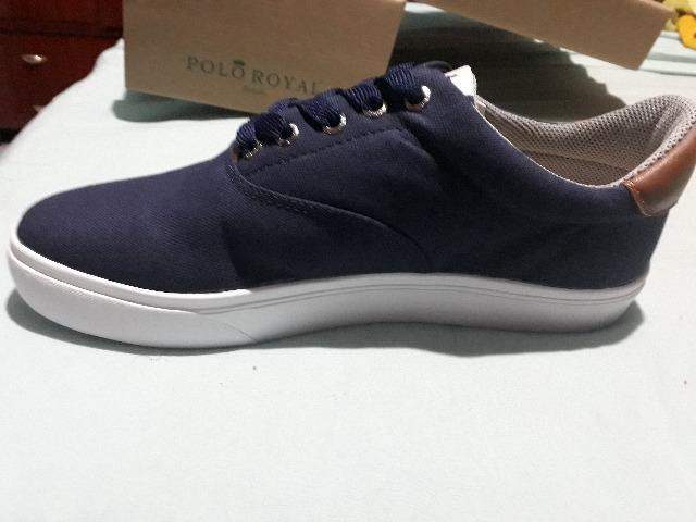 tenis polo royal azul