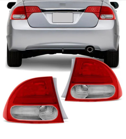 Lanterna Traseira New Civic 2007 2008 2009 2010 11 Canto