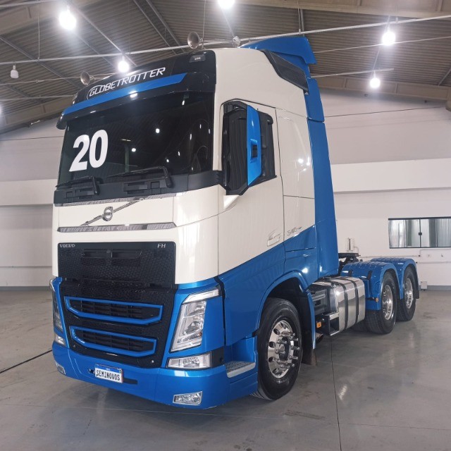 VOLVO FH 540, 6X4, BRANCO, 2020. RODAS DE ALUMÍNIO, DEFLETOR. R0D46