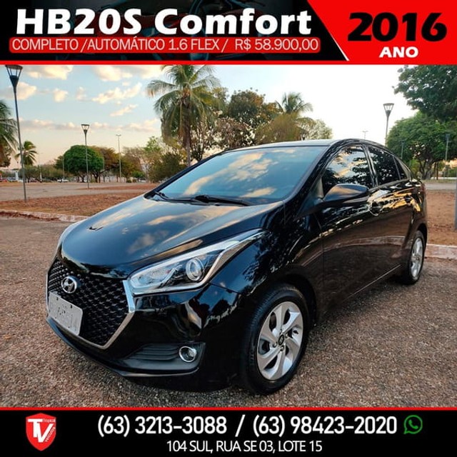HYUNDAI HB20S COMFORT STYLE 1.6 16V FLEX AUT.