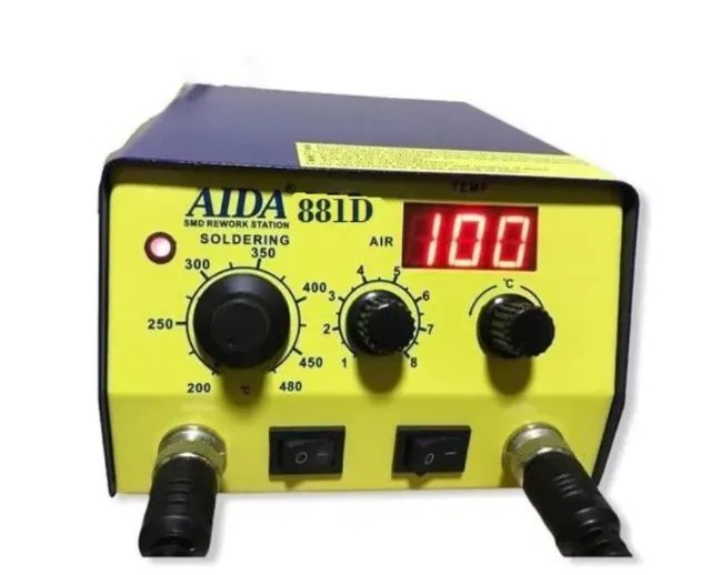 Estacao de solda vapor com ferro profissional  220v - Foto 3