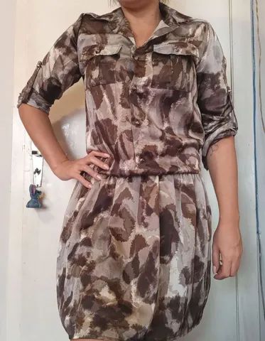 Vestido estampado M - Foto 5